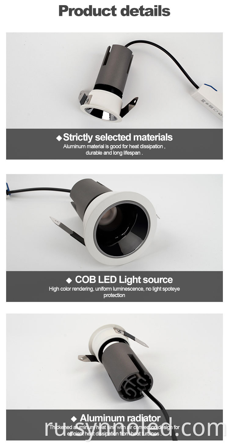 3w 5w 7w Downlight Details From Synno Lighting